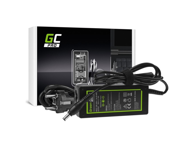 Green Cell AD20P power adapter/inverter Indoor 60 W Black AD20P – Green Cell Универсални захранвания за лаптоп