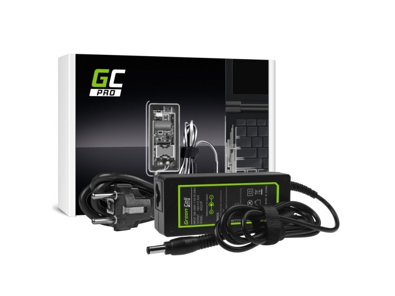 Green Cell AD25P power adapter/inverter Indoor 65 W Black AD25P – Green Cell Универсални захранвания за лаптоп