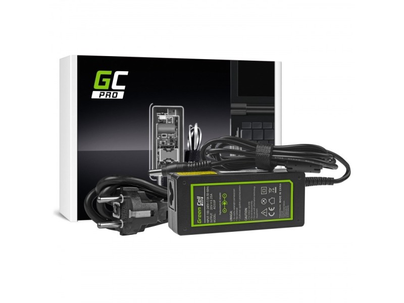 Green Cell AD33P power adapter/inverter Indoor 65 W Black AD33P – Green Cell Универсални захранвания за лаптоп