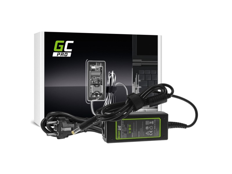 Green Cell AD66P power adapter/inverter Indoor 45 W Black AD66P – Green Cell Универсални захранвания за лаптоп