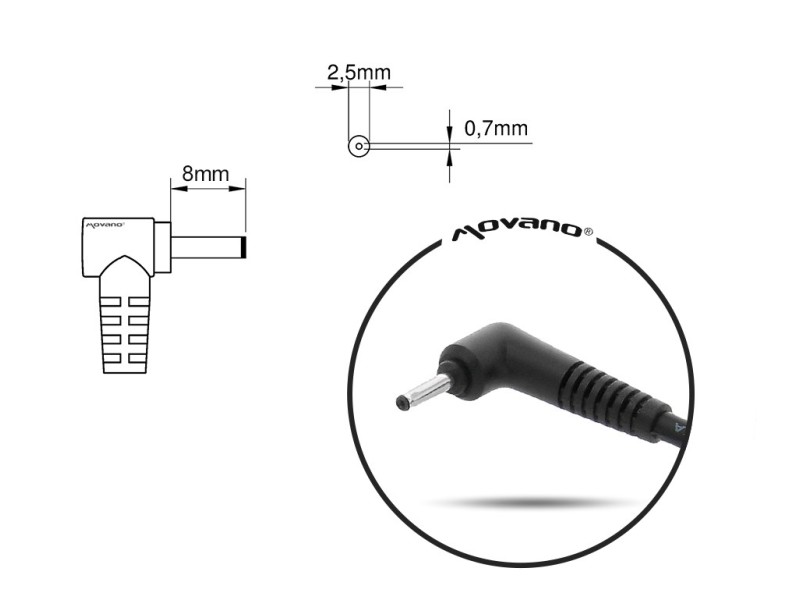 Mitsu ZM/AS19342E 19v 3.42A (4.0x1.35) charger / power adapter - ASUS 65W 5ZM011 – MITSU Универсални захранвания за лаптоп