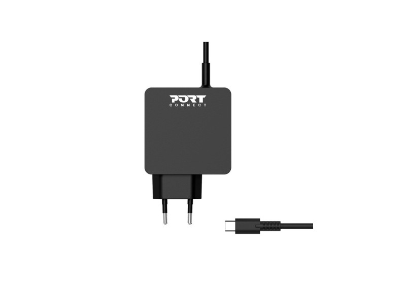 Port Designs 900096B-EU mobile device charger Smartphone, Tablet White AC Fast charging Indoor 900096B – PORT DESIGNS Универсални захранвания за лаптоп