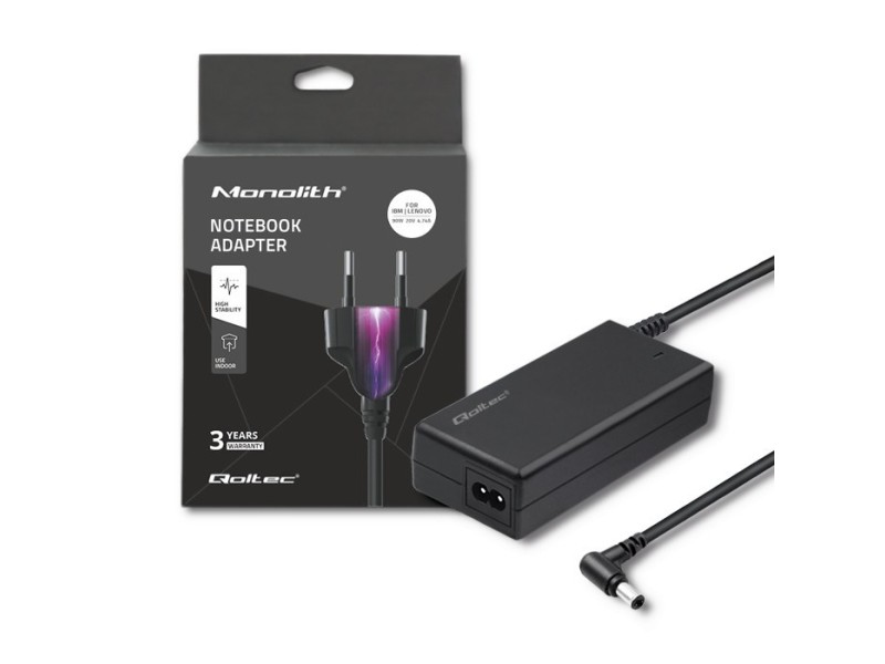 Qoltec 50099.90W power adapter/inverter Indoor Black 50099.90W – Qoltec Универсални захранвания за лаптоп