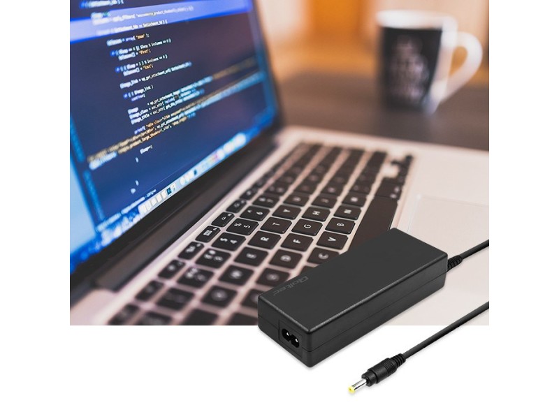 Qoltec 51038 power adapter/inverter Indoor 65 W Black 51038 – Qoltec Универсални захранвания за лаптоп