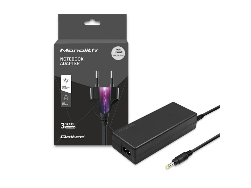 Qoltec 51038 power adapter/inverter Indoor 65 W Black 51038 – Qoltec Универсални захранвания за лаптоп