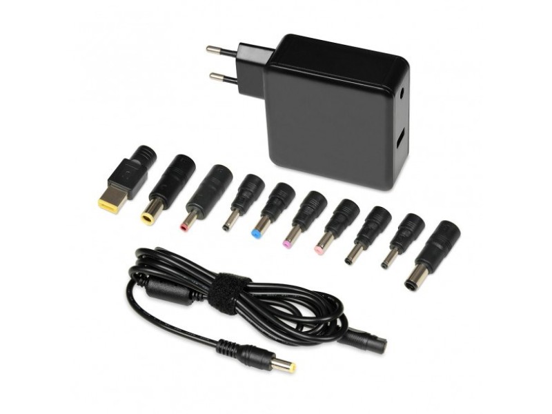 iBox IUZ65WA power adapter/inverter Auto 65 W Black IUZ65WA – IBOX Универсални захранвания за лаптоп
