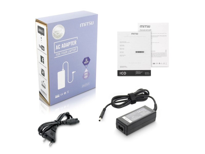 notebook charger mitsu 19.5v 2.31a (4.5x3.0 pin) - dell 45W 5ZM016 – MITSU Универсални захранвания за лаптоп