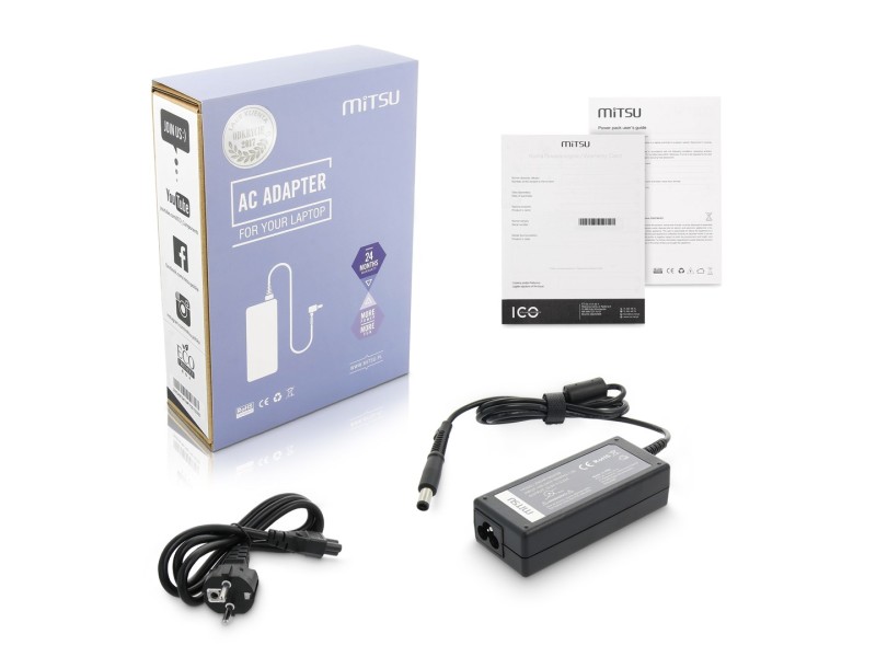 notebook charger mitsu 19.5v 3.33a (7.4x5.0 pin) - hp 65W 5ZM031 – MITSU Универсални захранвания за лаптоп