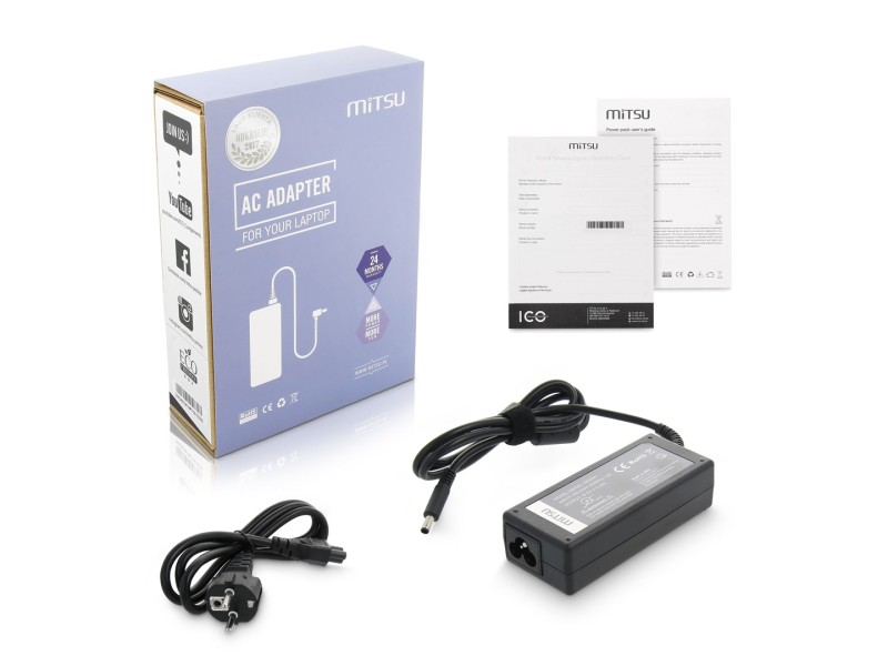 notebook charger mitsu 19.5v 3.34a (4.5x3.0 pin) - dell 65W 5ZM018 – MITSU Универсални захранвания за лаптоп