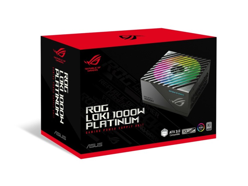 ASUS ROG Loki SFX-L 1000W Platinum power supply unit 24-pin ATX Black, Silver 90YE00N1-B0NA00 – ASUS Захранвания