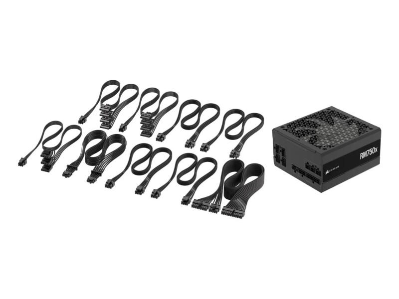 Corsair RM750x power supply unit 750 W 24-pin ATX ATX Black Corsair RM750x power supply unit 750 W 24-pin ATX ATX Black CP-9020285-EU – Corsair Захранвания
