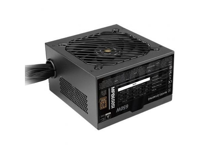 Mars Gaming MPB650SI power supply unit 650 W 24-pin ATX ATX Black TACMARS-MPB650SI – TACENS Захранвания