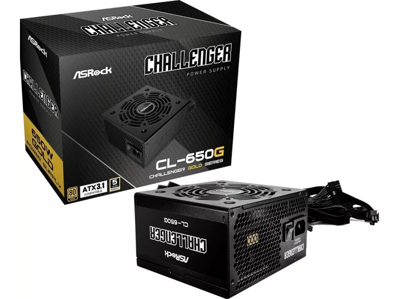 Power supply ASRock Challenger Bronze 550W (CL-550B) 90-UXC065-GNEAAA – ASROCK Захранвания