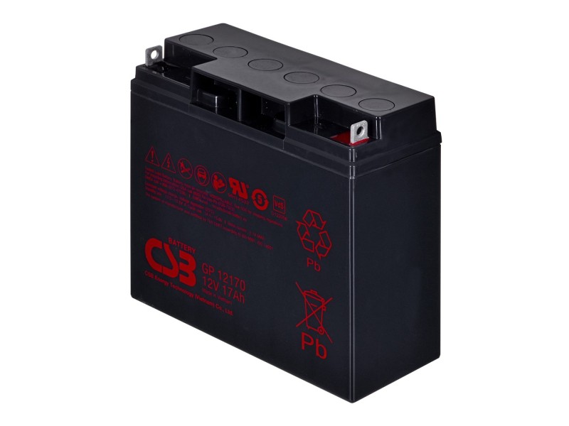 Battery CSB GP12170B1 17Ah/12V GP12170B1 – Hitachi CSB Батерии за UPS и СОТ - аларми