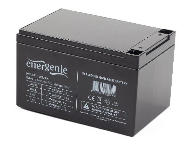 Gembird BAT-12V12AH UPS battery Sealed Lead Acid (VRLA) 12 V 12 Ah BAT-12V12AH – GEMBIRD Батерии за UPS и СОТ - аларми