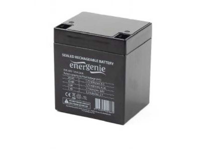 Gembird BAT-12V4.5AH UPS battery 12 V BAT-12V4.5AH – GEMBIRD Батерии за UPS и СОТ - аларми