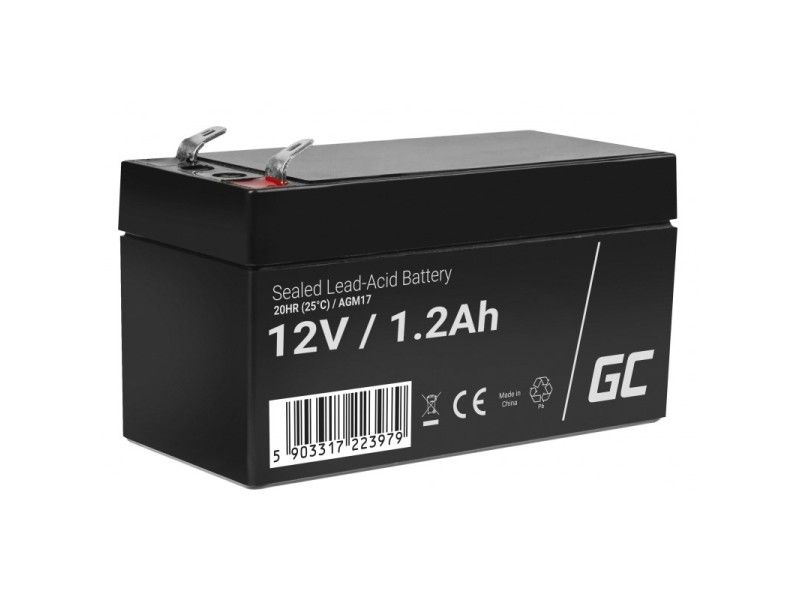 Green Cell AGM17 UPS battery Sealed Lead Acid (VRLA) 12 V 1.2 Ah AGM17 – Green Cell Батерии за UPS и СОТ - аларми