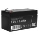 Green Cell AGM17 UPS battery Sealed Lead Acid (VRLA) 12 V 1.2 Ah AGM17 – Green Cell Батерии за UPS и СОТ - аларми