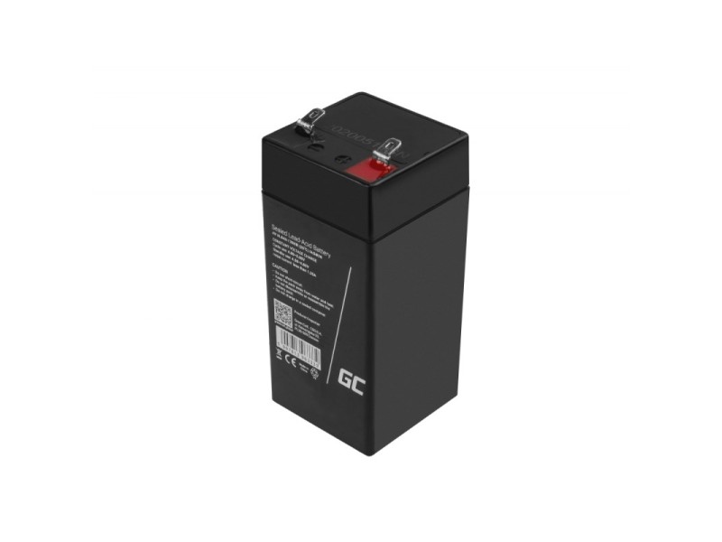 Green Cell AGM36 UPS battery VRLA AGM 4 V 4.5 Ah AGM36 – Green Cell Батерии за UPS и СОТ - аларми