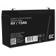 Green Cell AGM40 UPS battery Sealed Lead Acid (VRLA) 6 V 15 Ah AGM40 – Green Cell Батерии за UPS и СОТ - аларми
