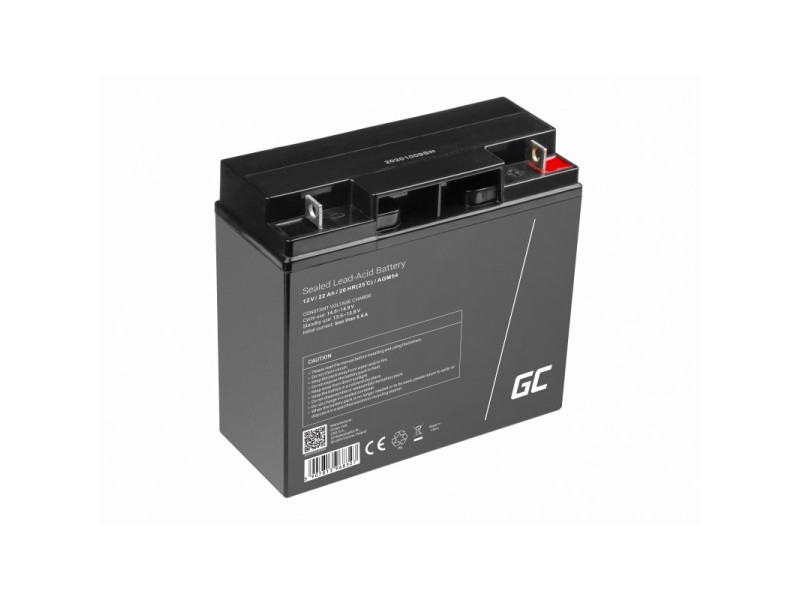 Green Cell AGM54 vehicle battery AGM (Absorbed Glass Mat) 22 Ah 12 V AGM54 – Green Cell Батерии за UPS и СОТ - аларми