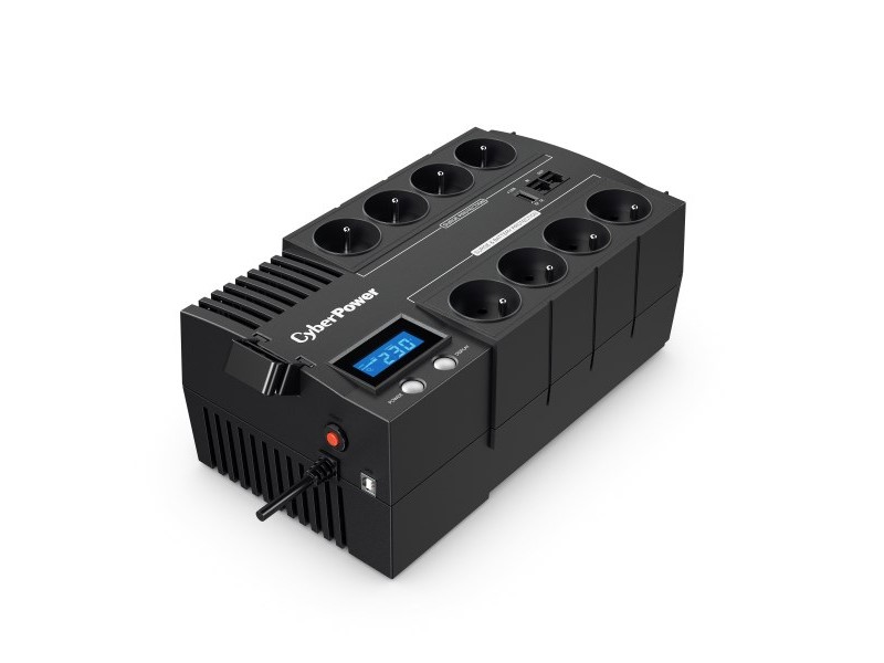CyberPower BR1000ELCD-FR uninterruptible power supply (UPS) Line-Interactive 1 kVA 600 W 8 AC outlet(s) BR1000ELCD-FR – CyberPower Line Interactive UPS