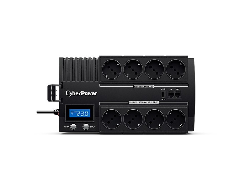 CyberPower BR1200ELCD uninterruptible power supply (UPS) Line-Interactive 1.2 kVA 720 W 8 AC outlet(s) BR1200ELCD-FR – CyberPower Line Interactive UPS