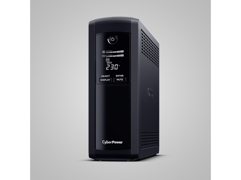 CyberPower Tracer III VP1200ELCD-FR uninterruptible power supply (UPS) Line-Interactive 1.2 kVA 720 W 5 AC outlet(s) VP1200ELCD-FR – CyberPower Line Interactive UPS