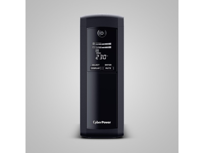 CyberPower Tracer III VP1200ELCD-FR uninterruptible power supply (UPS) Line-Interactive 1.2 kVA 720 W 5 AC outlet(s) VP1200ELCD-FR – CyberPower Line Interactive UPS