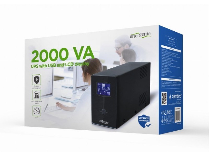 Gembird EG-UPS-035 uninterruptible power supply (UPS) Line-Interactive 2 kVA 1200 W 5 AC outlet(s) Gembird EG-UPS-035 uninterruptible power supply (UPS) Line-Interactive 2 kVA 1200 W 5 AC outlet(s) EG-UPS-035 – ENERGENIE Line Interactive UPS
