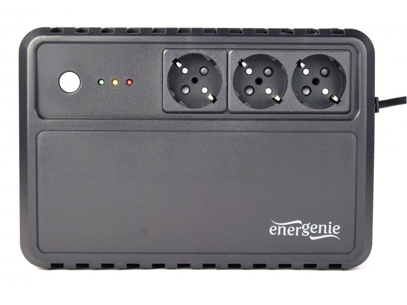 Gembird EG-UPS-3SDT600-01 uninterruptible power supply (UPS) Line-Interactive 0.6 kVA 360 W 3 AC outlet(s) EG-UPS-3SDT600-01 – ENERGENIE Line Interactive UPS