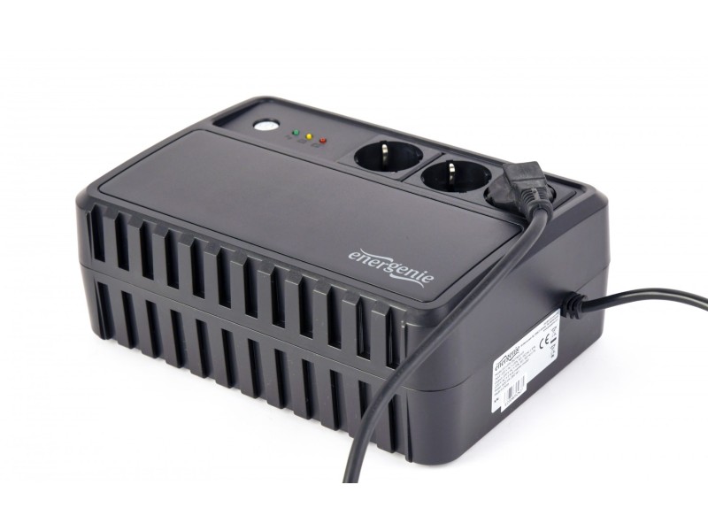 Gembird EG-UPS-3SDT600-01 uninterruptible power supply (UPS) Line-Interactive 0.6 kVA 360 W 3 AC outlet(s) EG-UPS-3SDT600-01 – ENERGENIE Line Interactive UPS