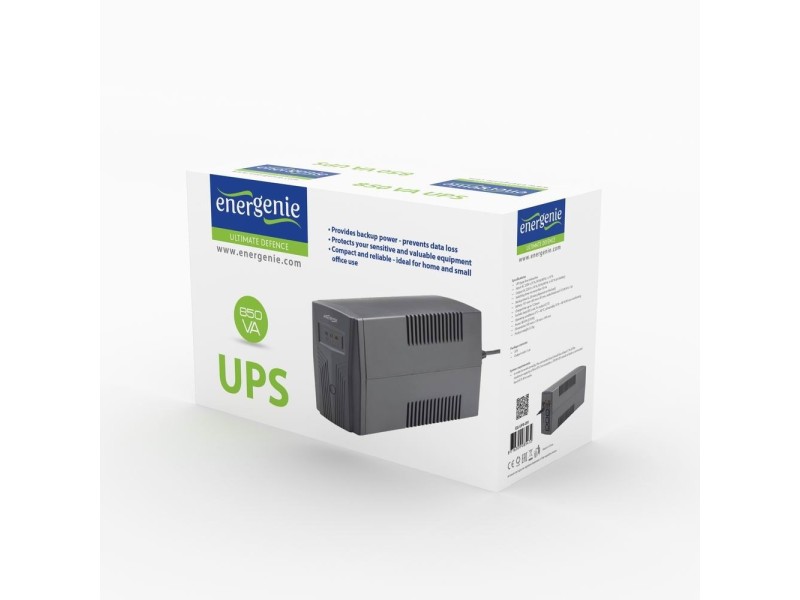 Gembird EG-UPS-B650 uninterruptible power supply (UPS) Line-Interactive 0.65 kVA 390 W EG-UPS-B650 – ENERGENIE Line Interactive UPS