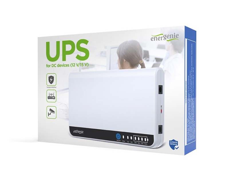 Gembird EG-UPS-DC18 uninterruptible power supply (UPS) 18 W EG-UPS-DC18 – ENERGENIE Line Interactive UPS