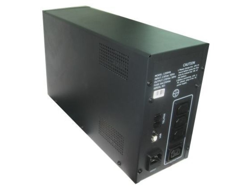 Gembird UPS-PC-1202AP uninterruptible power supply (UPS) Line-Interactive 1.2 kVA 720 W 4 AC outlet(s) UPS-PC-1202AP – ENERGENIE Line Interactive UPS