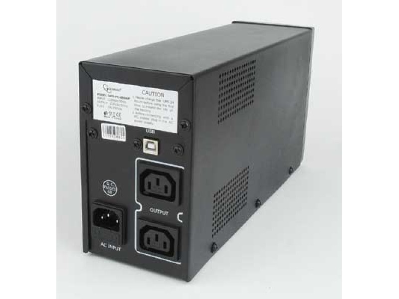 Gembird UPS-PC-850AP uninterruptible power supply (UPS) Line-Interactive 0.85 kVA 520 W 4 AC outlet(s) UPS-PC-850AP – ENERGENIE Line Interactive UPS