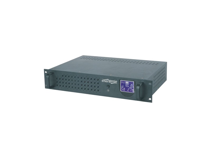 Gembird - Ups rack 19 3.4u 1500va, 4xiec 230v out, iec14 in,rj11, usb, lcd Line-Interactive 1.5 kVA 900 W 4 AC outlet(s) UPS-RACK-1500 – GEMBIRD Line Interactive UPS