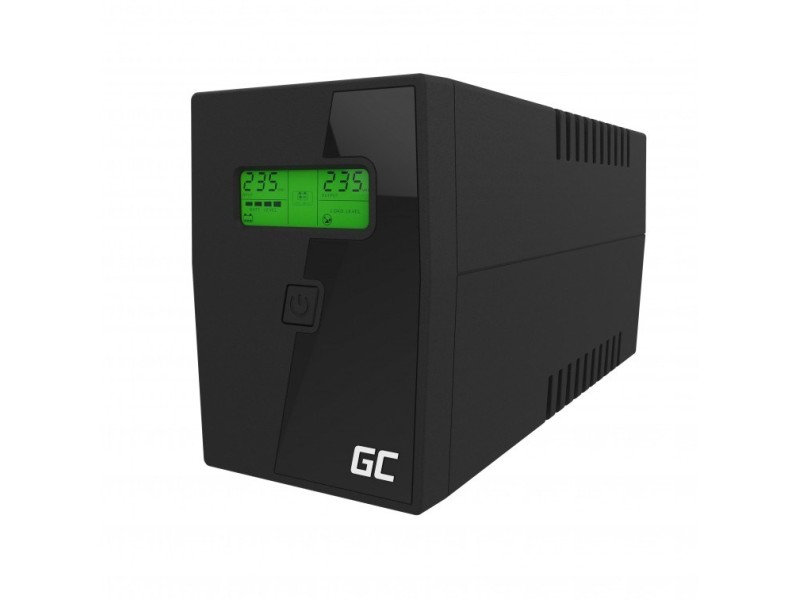 Green Cell UPS01LCD uninterruptible power supply (UPS) Line-Interactive 0.6 kVA 360 W 2 AC outlet(s) Green Cell UPS01LCD uninterruptible power supply (UPS) Line-Interactive 0.6 kVA 360 W 2 AC outlet(s) UPS01LCD – Green Cell Line Interactive UPS