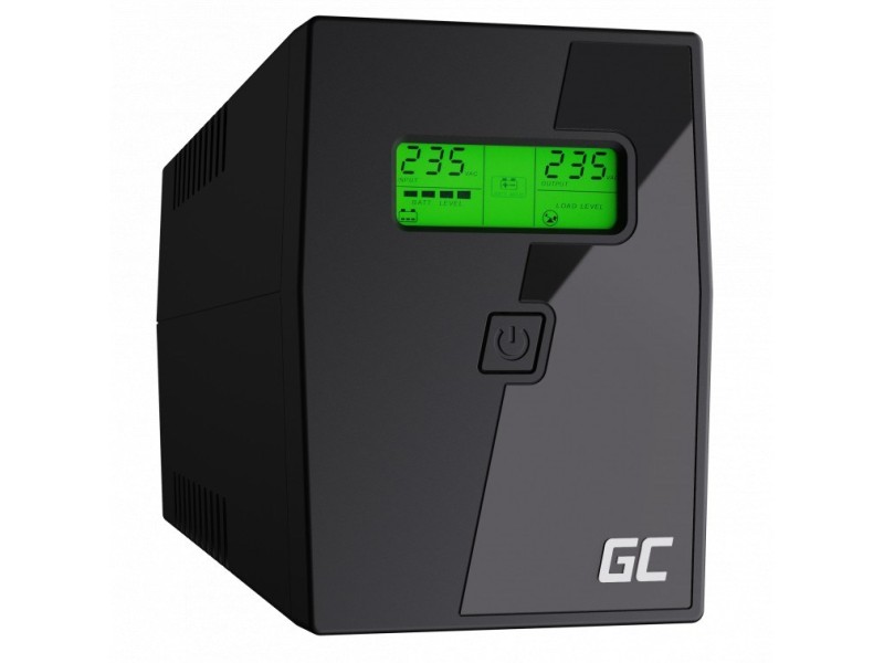 Green Cell UPS02 uninterruptible power supply (UPS) Line-Interactive 0.8 kVA 480 W 2 AC outlet(s) Green Cell UPS02 uninterruptible power supply (UPS) Line-Interactive 0.8 kVA 480 W 2 AC outlet(s) UPS02 – Green Cell Line Interactive UPS