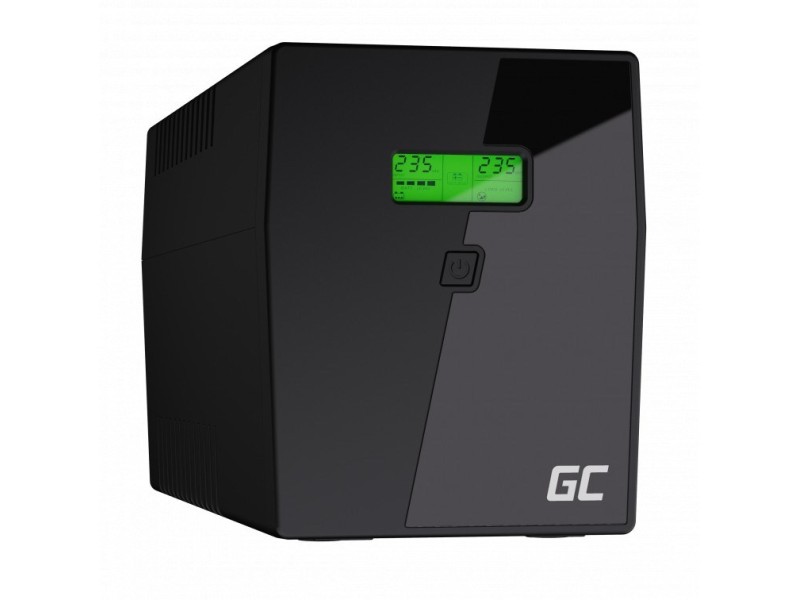 Green Cell UPS05 uninterruptible power supply (UPS) Line-Interactive 3 kVA 1200 W 5 AC outlet(s) UPS05 – Green Cell Line Interactive UPS