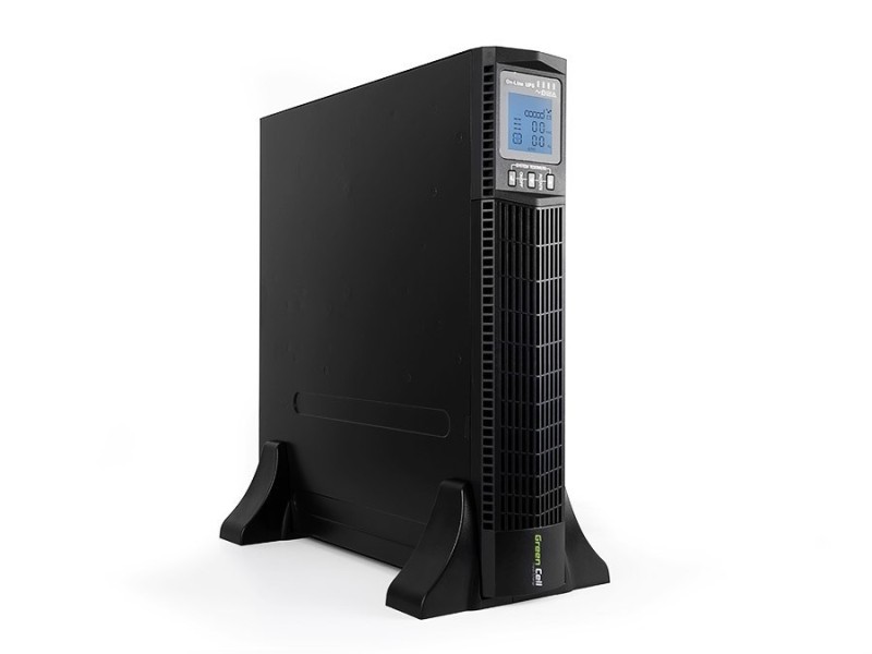 Green Cell UPS13 rack UPS RTII 1000VA 900W with LCD Display UPS13 – Green Cell Line Interactive UPS