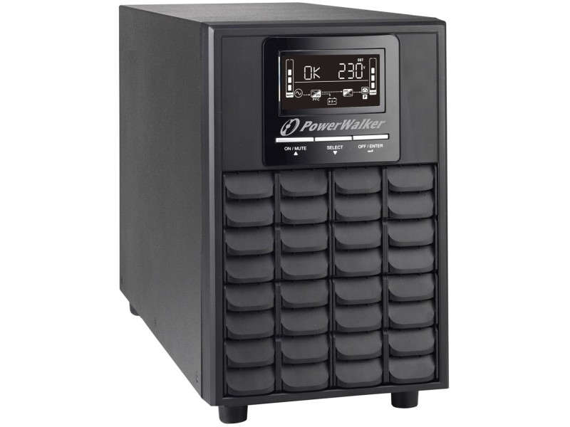 PowerWalker VFI 1500 CG PF1 Double-conversion (Online) 1.5 kVA 1500 W 4 AC outlet(s) VFI 1500 CG PF1 – POWER WALKER Line Interactive UPS