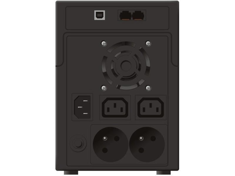 PowerWalker VI 2200 LCD/FR 2.2 kVA 1200 W 4 AC outlet(s) VI 2200 SHL FR – POWER WALKER Line Interactive UPS