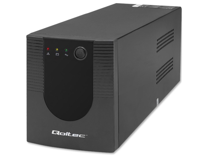 Qoltec 53776 uninterruptible power supply (UPS) Line-Interactive 1.5 kVA 900 W 4 AC outlet(s) Qoltec 53776 uninterruptible power supply (UPS) Line-Interactive 1.5 kVA 900 W 4 AC outlet(s) 53776 – Qoltec Line Interactive UPS
