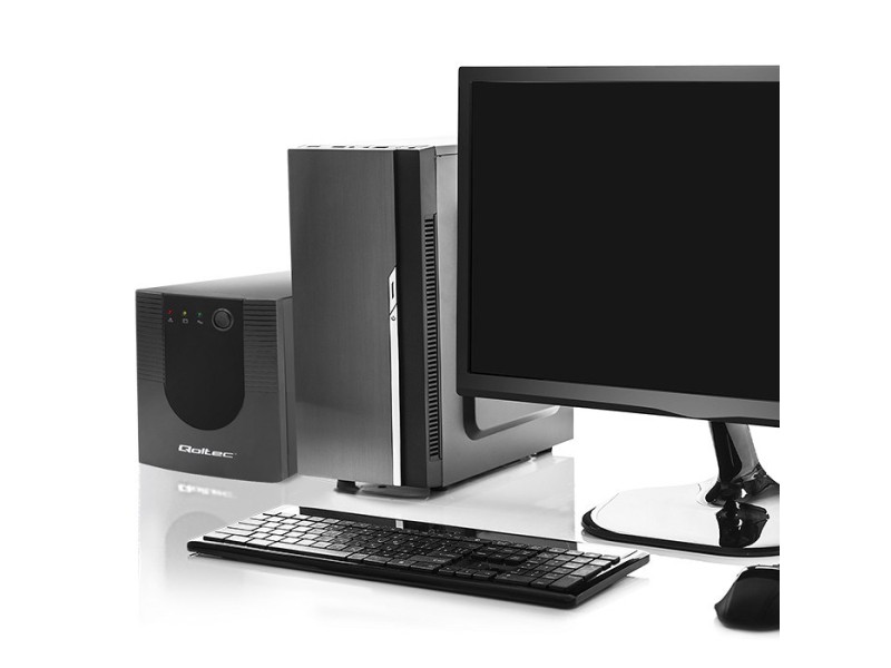 Qoltec 53776 uninterruptible power supply (UPS) Line-Interactive 1.5 kVA 900 W 4 AC outlet(s) Qoltec 53776 uninterruptible power supply (UPS) Line-Interactive 1.5 kVA 900 W 4 AC outlet(s) 53776 – Qoltec Line Interactive UPS