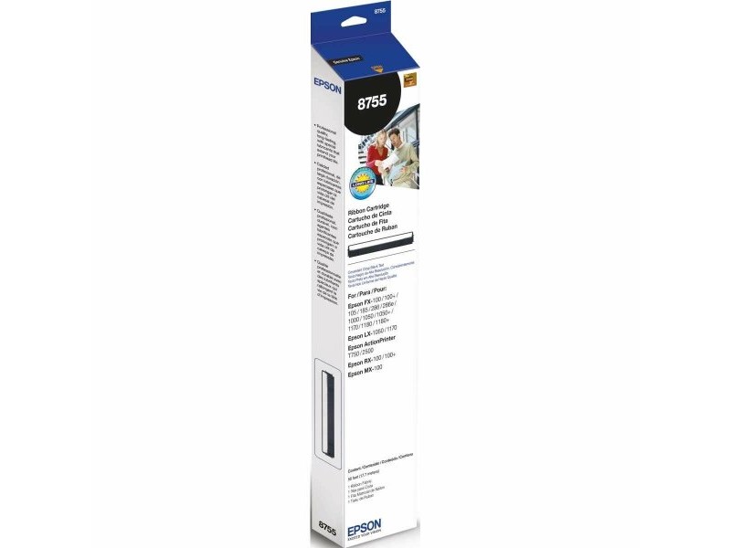 Оригинална матрична лента Epson SIDM 8755 Найлон Черен