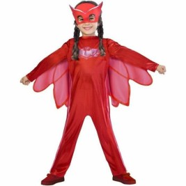 Маскировъчен костюм за деца Pj Masks Owlette Червен (3 Части)