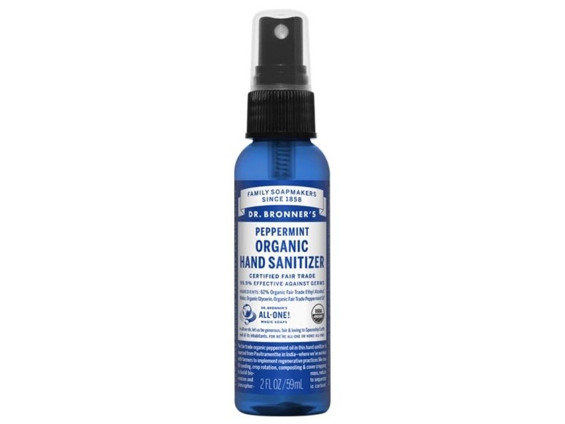Хигиенизиращ Лосион за Ръце Dr Bronner's Peppermint 60 ml