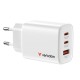 USB Cable Verbatim 32353 65 W Бял