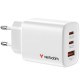 USB Cable Verbatim 32353 65 W Бял
